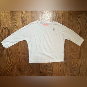 Crewcuts White Long Sleeve Kids Tee - Sz 8